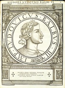 ルートヴィヒは、古代の硬貨の真実な東西のイメージのローマ皇帝から、ルドルフヴィッセンバッハによる彫刻、アンドリアスハンバーガー、ズリによって印刷されていた 作： Hans Rudolf Manuel Deutsch
